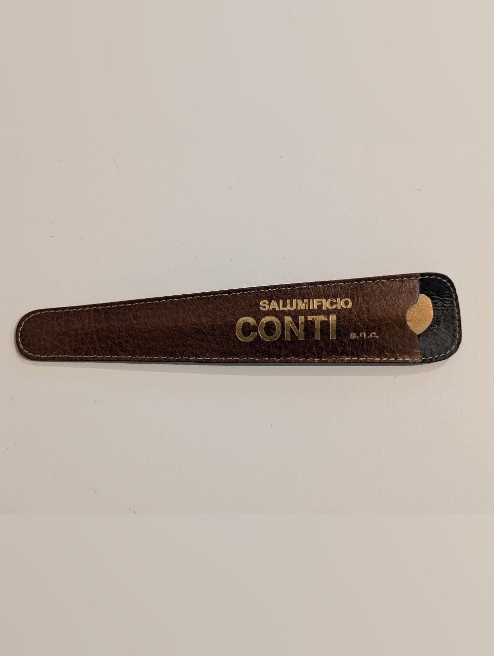 Conti Horse Bone Charcuterie Tester with Leather Case - Picture 2 of 4